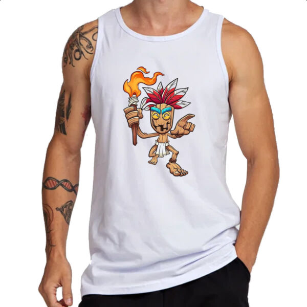 Camiseta Regata Wooden Tiki - Imagem 3