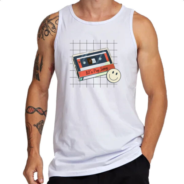 Camiseta Regata Fita K7 80 Pop Song - Imagem 3