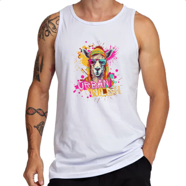 Camiseta Regata Kanguru Urban Wild Watercolor - Imagem 3