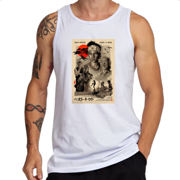 Camiseta Regata The Karate Kid Poster Japao - Imagem 3