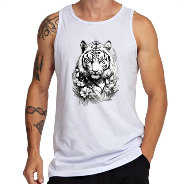 Camiseta Regata Tigre albino - Imagem 3