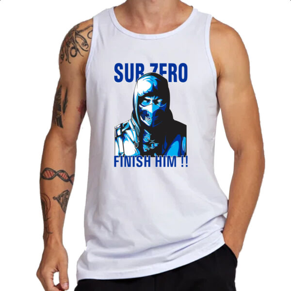 Camiseta Regata Sub Zero Finish Him!! - Imagem 3