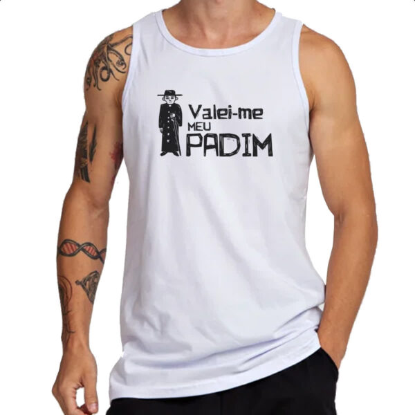 Camiseta Regata Valei-me meu padim - Imagem 3