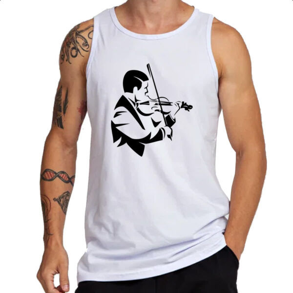 Camiseta Regata Violinista - Imagem 3