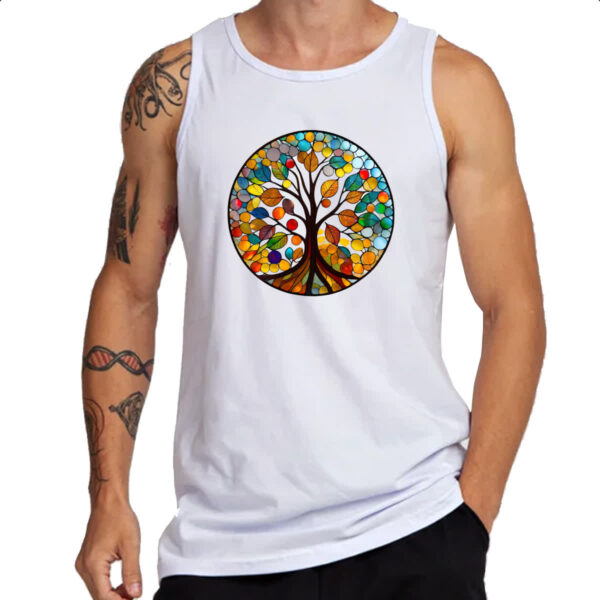 Camiseta Regata Vitral arvore da vida - Imagem 3