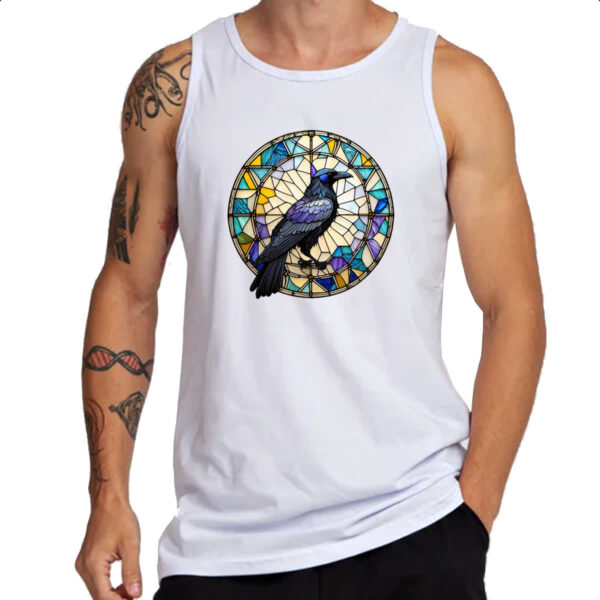 Camiseta Regata Vitral corvo - Imagem 3