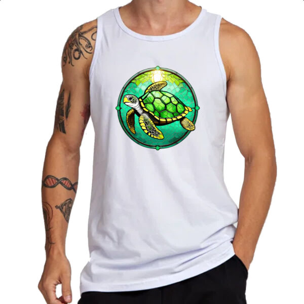 Camiseta Regata Vitral tartaruga - Imagem 3