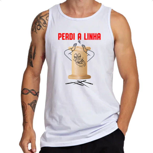 Camiseta Regata Carretel perdi a linha - Imagem 3
