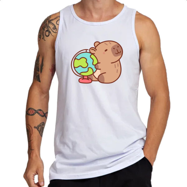 Camiseta Regata Capivara Globo - Imagem 3