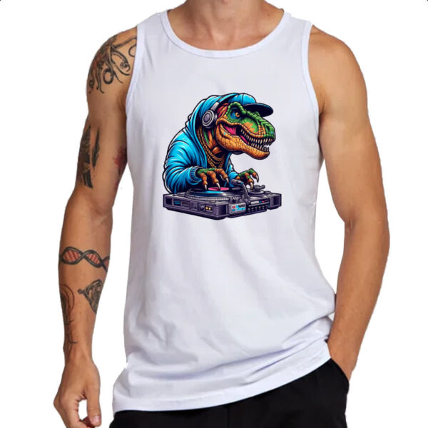 Camiseta Regata T-Rex DJ - Imagem 3