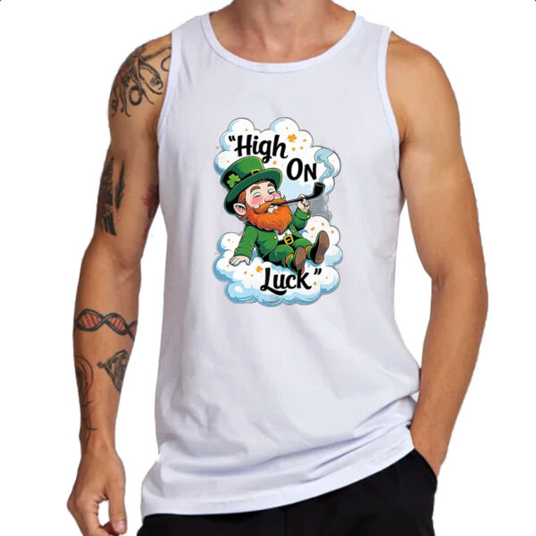 Camiseta Regata Leprechaun cheio de sorte - Imagem 3
