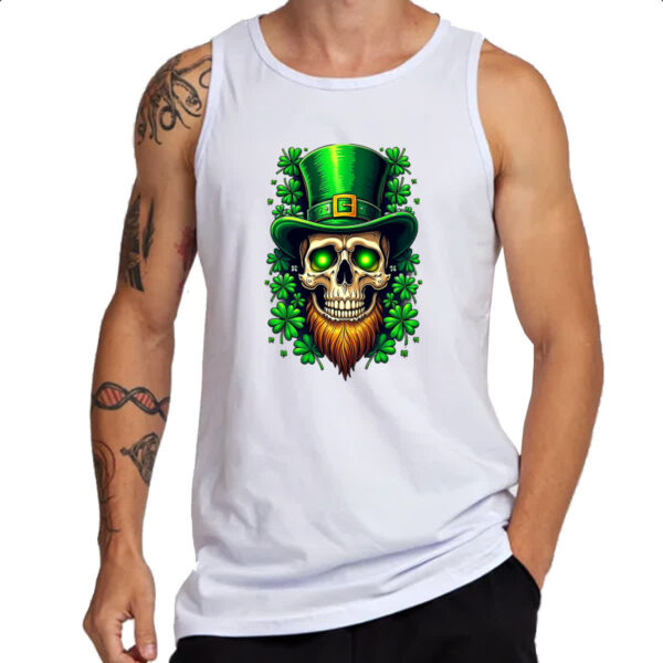 Camiseta Regata Skull Leprechaun - Imagem 3