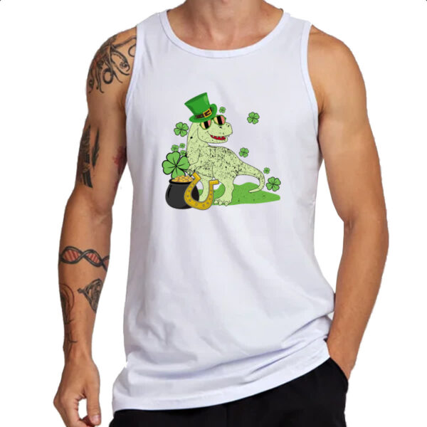 Camiseta Regata T-Rex St Patricks day - Image 3