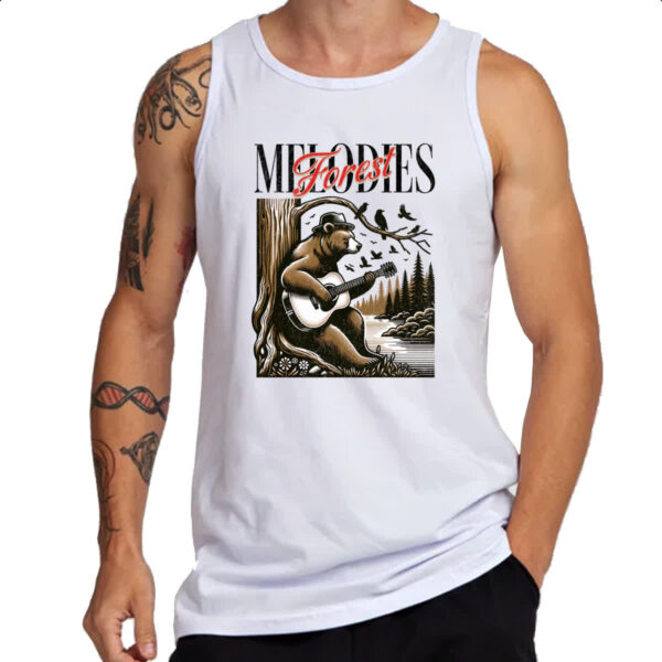Camiseta Regata Urso Melodia da Floresta - Imagem 3