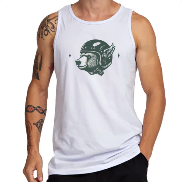 Camiseta Regata Urso Moto Clube - Imagem 3