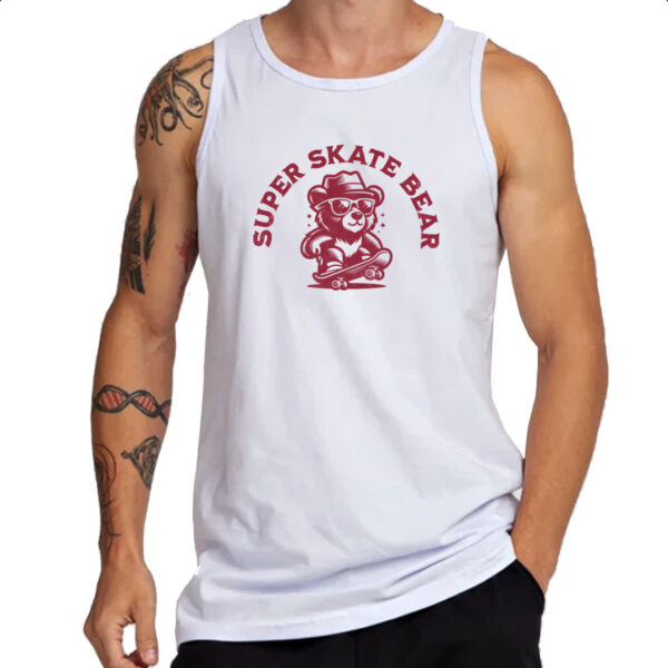 Camiseta Regata Urso super skate - Imagem 3