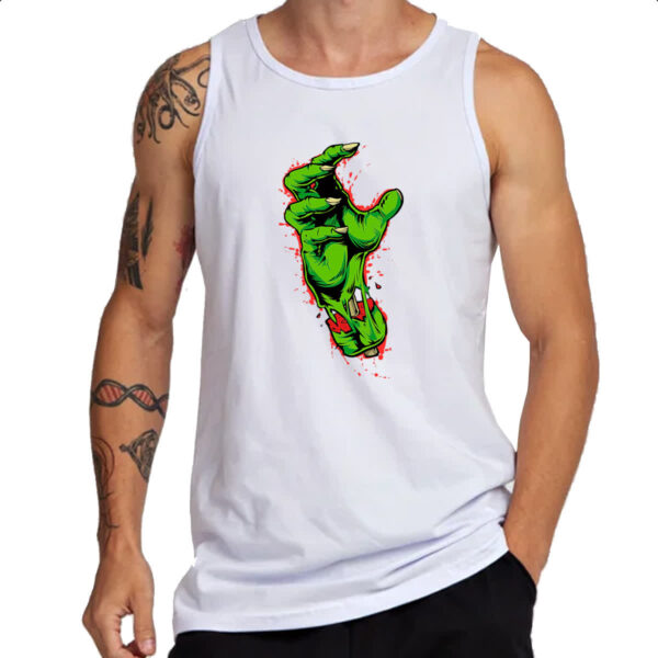 Camiseta Regata Zombie hand - Imagem 3