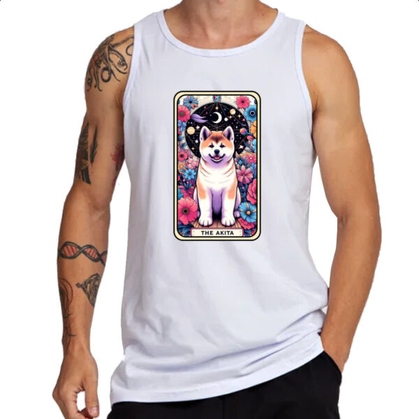 Camiseta Regata Taro cachorro Akita - Imagem 3