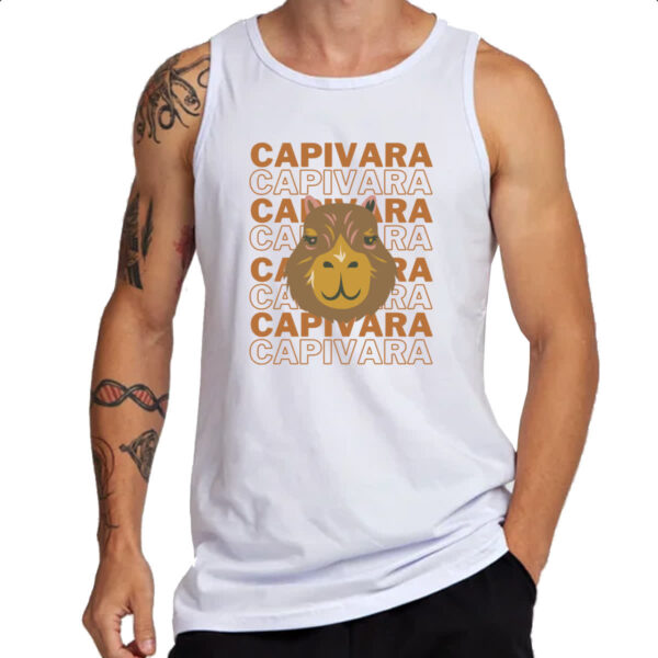Camiseta Regata Capivara meme trend - Imagem 3