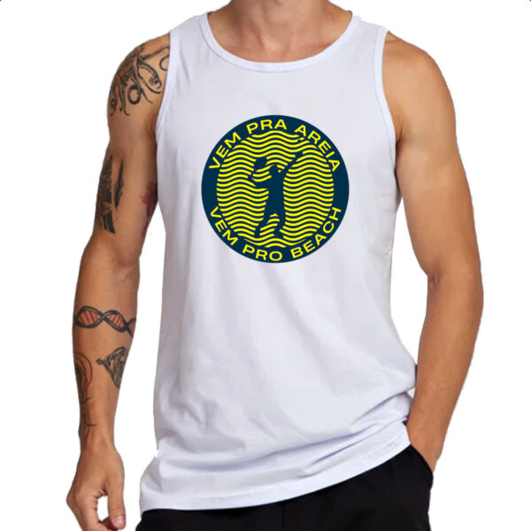 Camiseta Regata Vem pra areia beach - Imagem 3