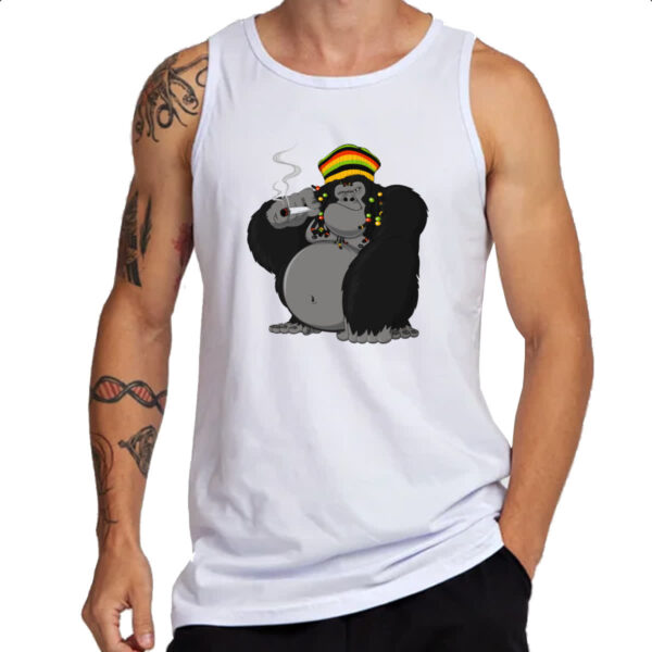 Camiseta Regata Gorila Reggae - Imagem 3