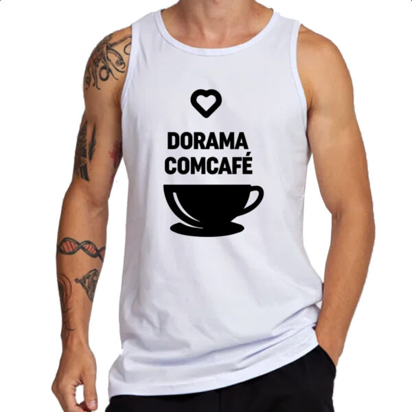 Camiseta Regata Dorama com cafe - Imagem 3