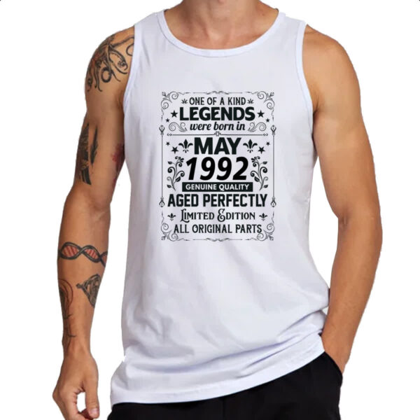 Camiseta Regata Legends Were Born MAI-1992 - Imagem 3