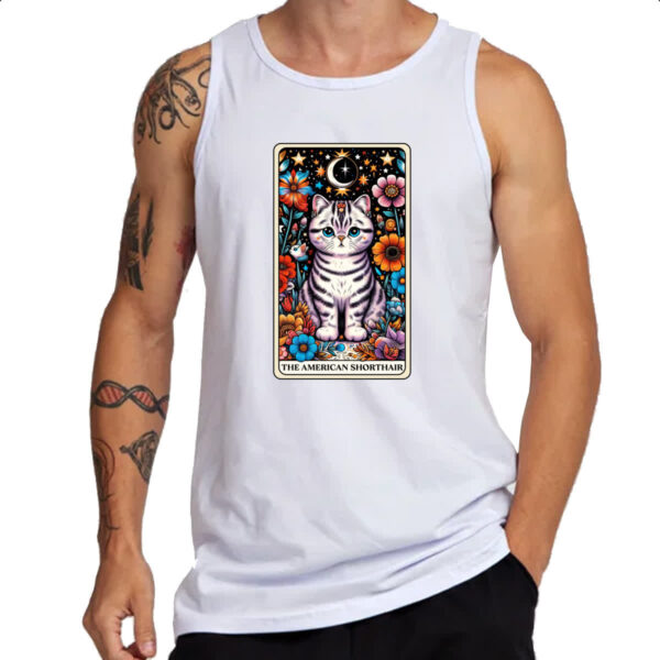 Camiseta Regata Taro gato American Shorthair - Imagem 3