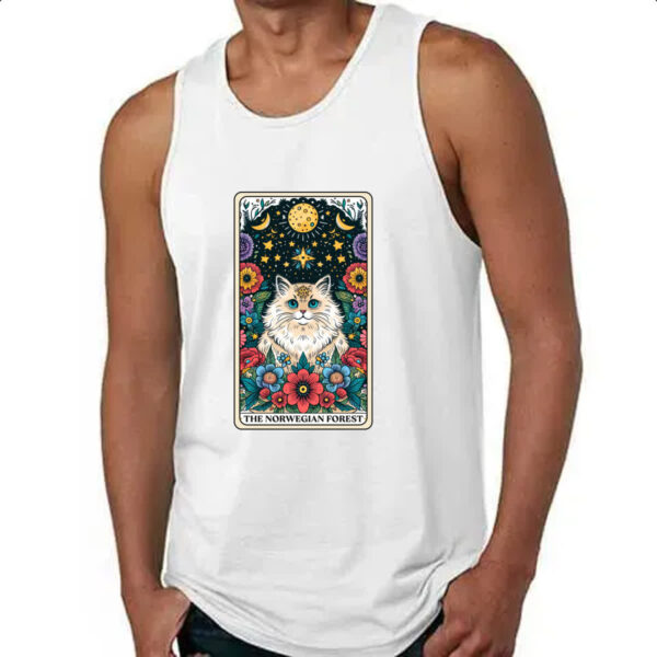 Camiseta Regata Taro gato Noruegues da Floresta - Imagem 4