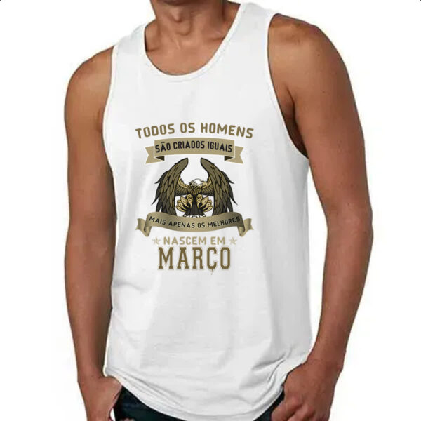 Camiseta Regata Homem Lenda Aguia Marco - Imagem 4