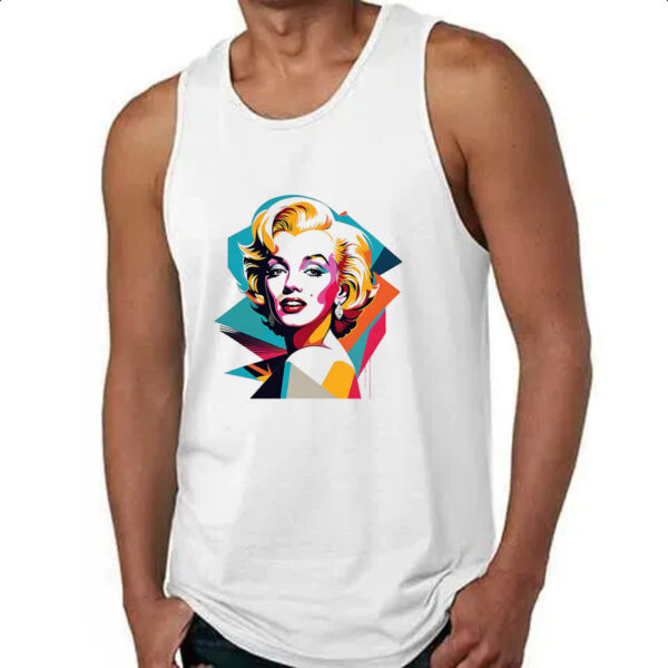 Camiseta Regata Marilyn Monroe Portait - Imagem 4
