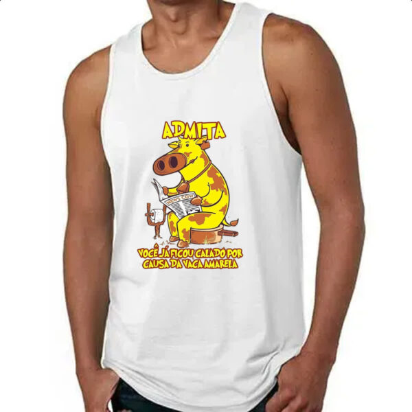 Camiseta Regata Calado pela vaca amarela - Imagem 4