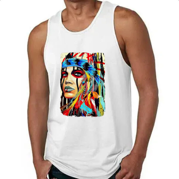 Camiseta Regata India Americada Print Color - Imagem 4