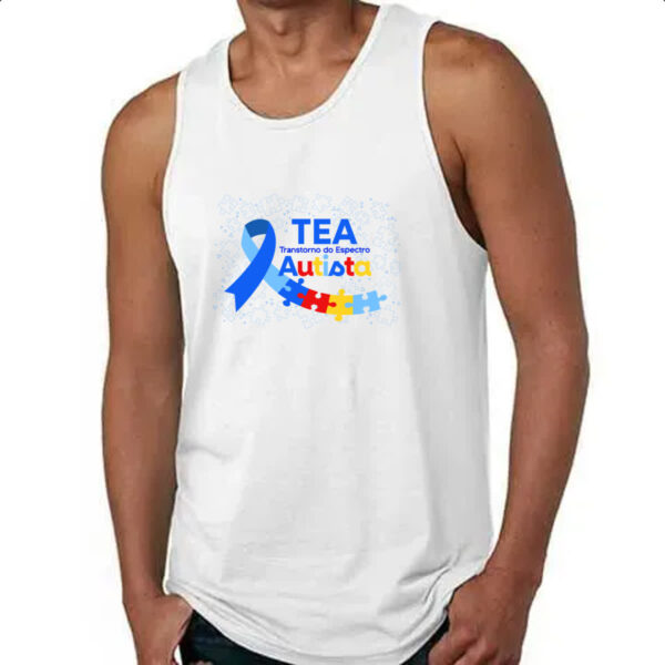 Camiseta Regata Autismo TEA Transtorno Espectro - Imagem 4