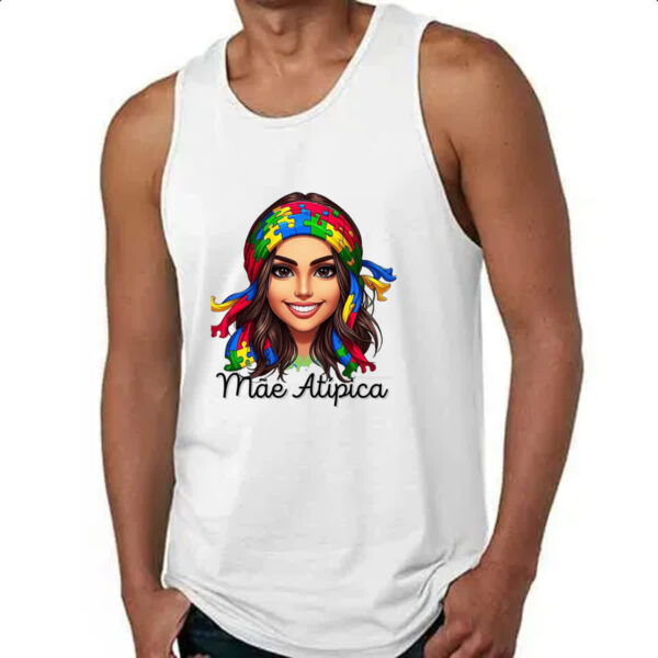 Camiseta Regata Mae Atipica Autismo - Imagem 4