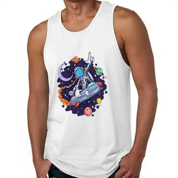 Camiseta Regata Surfando na nave - Image 4
