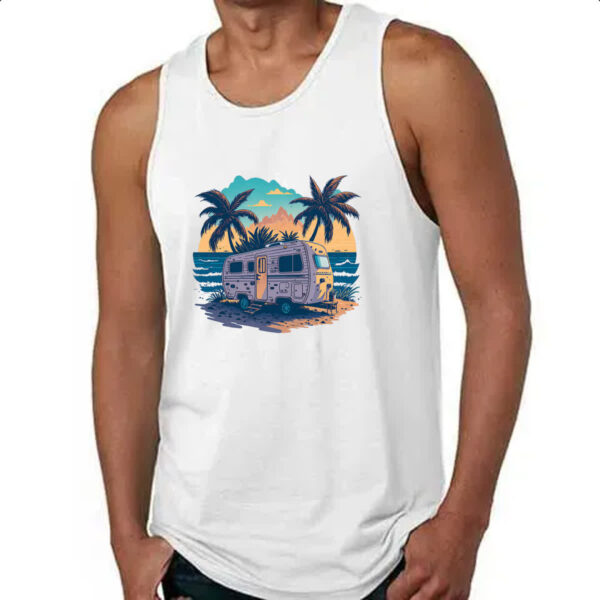 Camiseta Regata Trailer Acampamento Sunset - Imagem 4