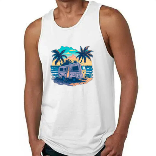 Camiseta Regata Trailer Sunset Arte - Imagem 4
