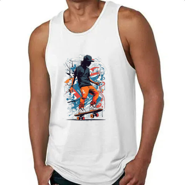 Camiseta Regata Street Skate Splash Art - Imagem 4