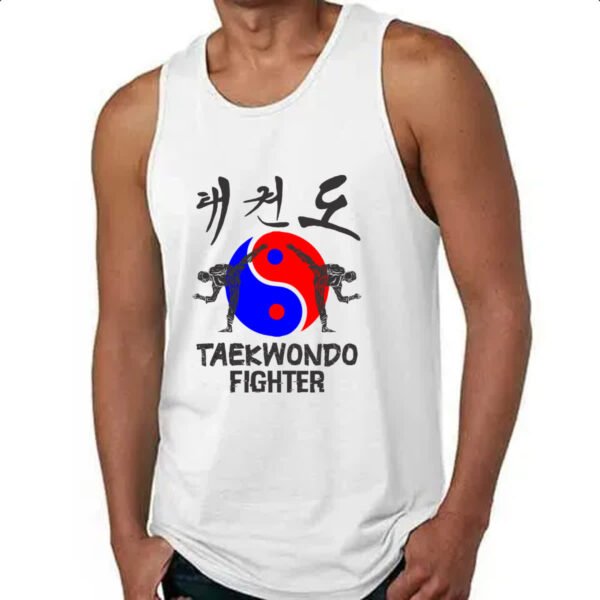 Camiseta Regata Taekwondo Fighter Yin-Yang - Imagem 4