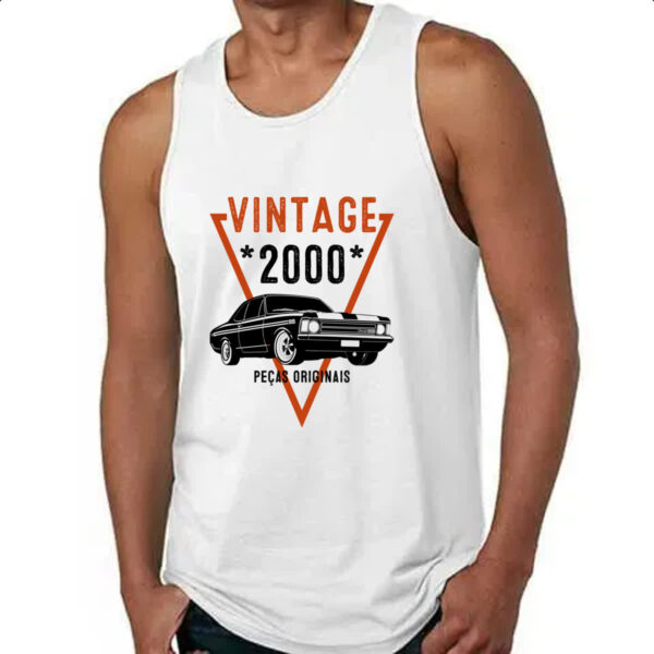 Camiseta Regata Vintage Pecas Originais 2000 - Imagem 4