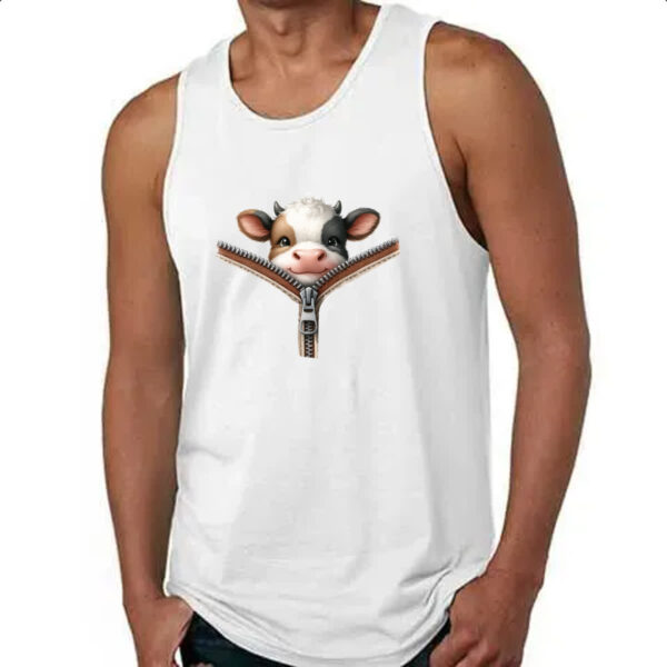 Camiseta Regata Vaca no ziper - Imagem 4