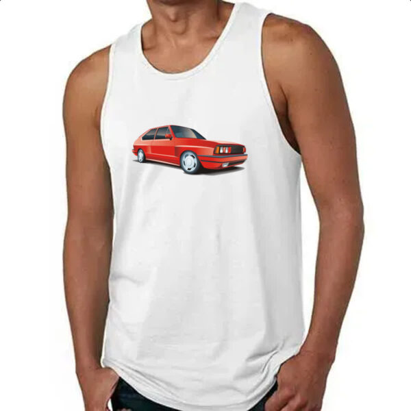 Camiseta Regata VW Passat Pointer Vermelho - Imagem 4