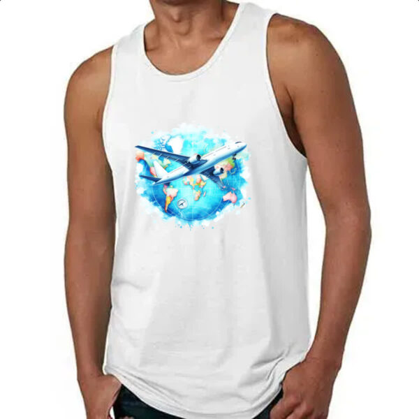 Camiseta Regata Viagem aviao turismo - Imagem 4