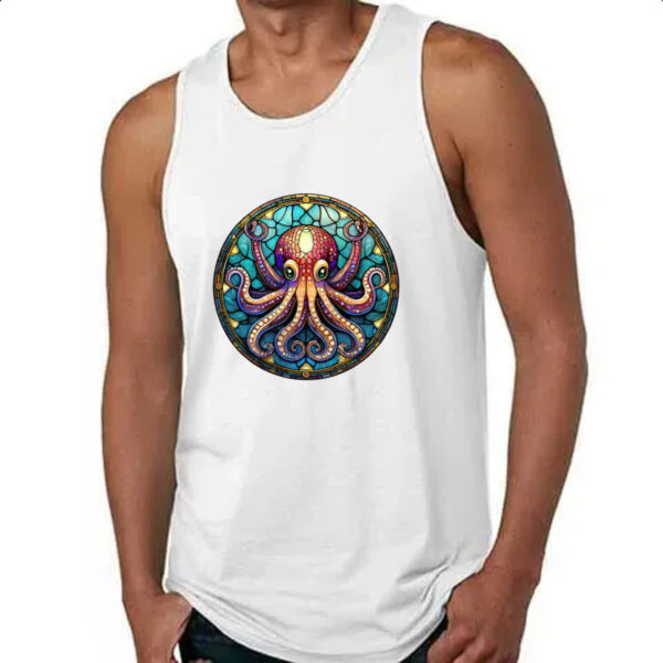 Camiseta Regata Vitral Octopus - Imagem 4