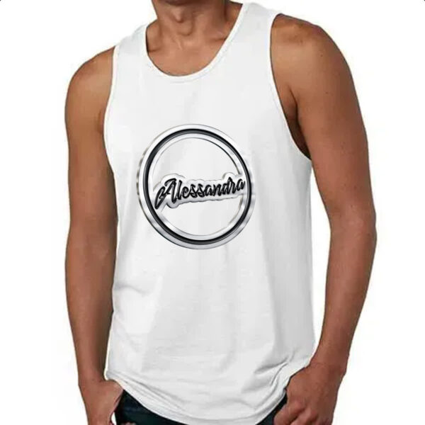 Camiseta Regata Alessandra Metal Logo - Imagem 4