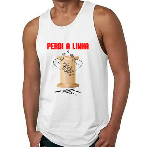 Camiseta Regata Carretel perdi a linha - Imagem 4
