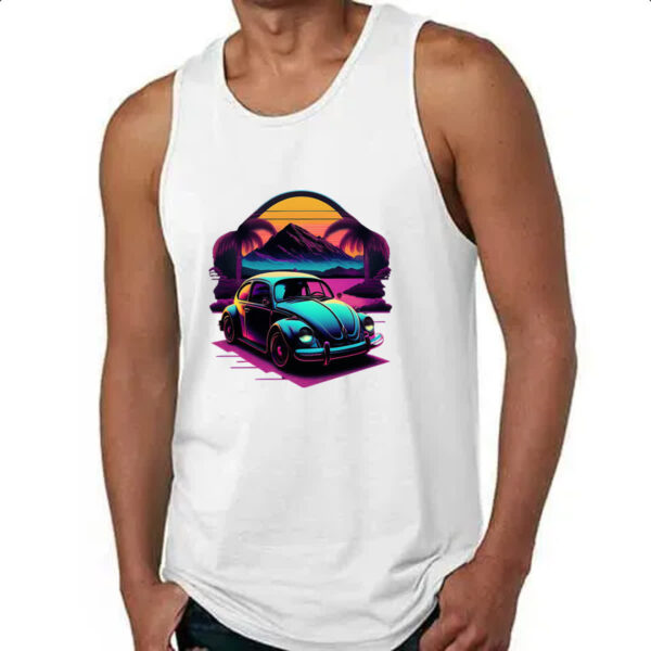 Camiseta Regata Fusca Sunset Art - Imagem 4