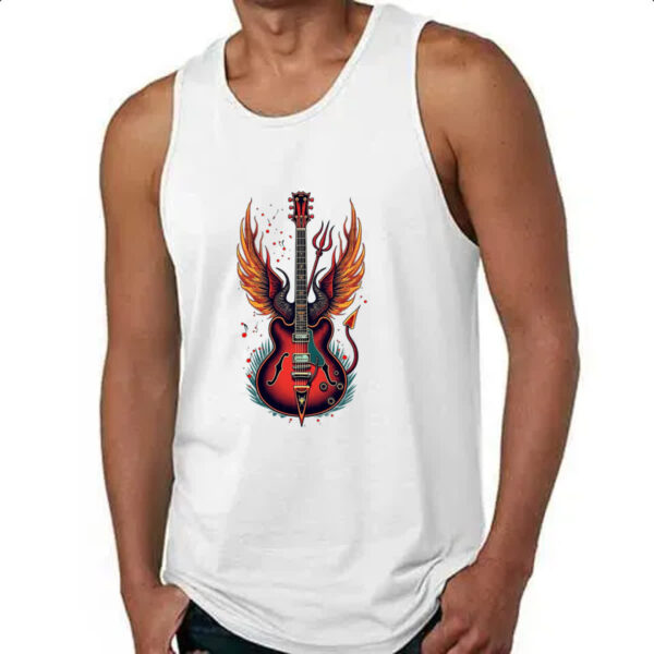 Camiseta Regata Guitarra demoniaca - Imagem 4