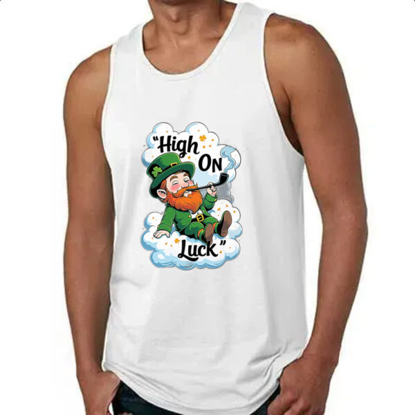 Camiseta Regata Leprechaun cheio de sorte - Imagem 4
